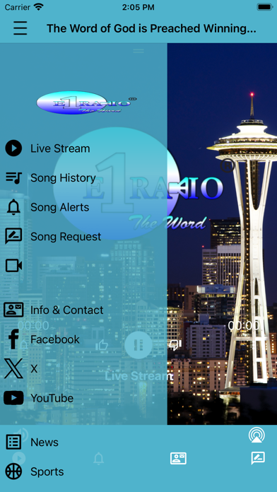evangelism 1Radio iPhone screenshot 2 - Entertainment app