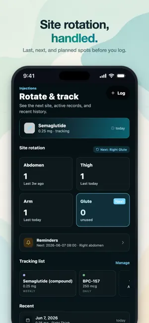 PepTide: GLP-1 Peptide Tracker screenshot 2