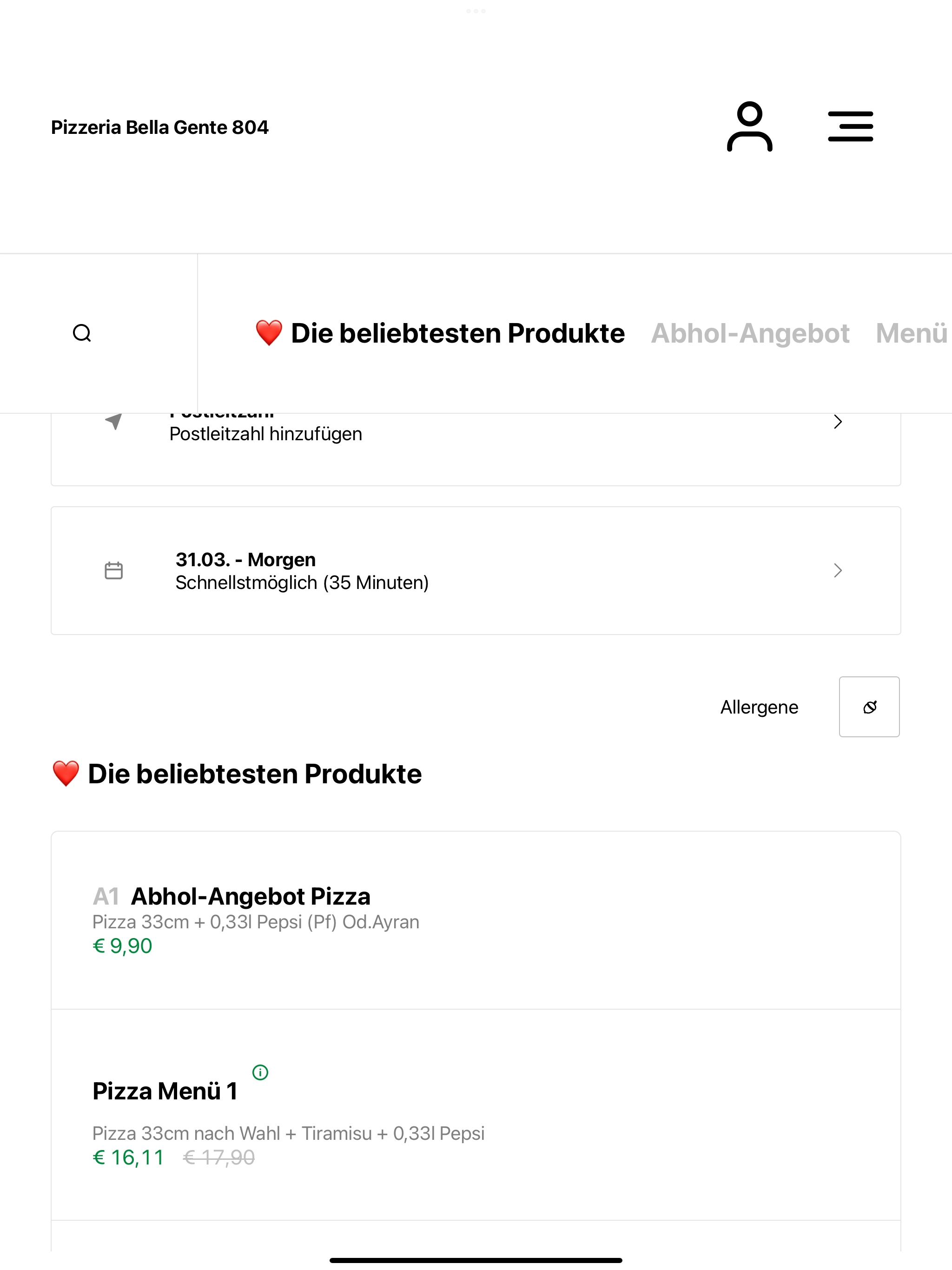 Pizzeria Bella Gente 804 screenshot 7