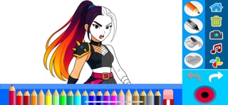 Kpop Girls Coloring & Puzzle screenshot