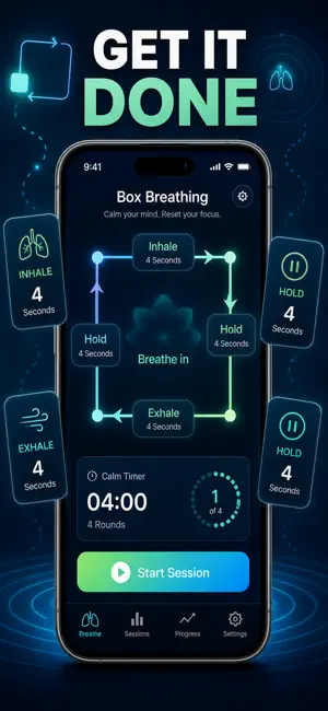 Box Breathing: Calm Sleep screenshot 1