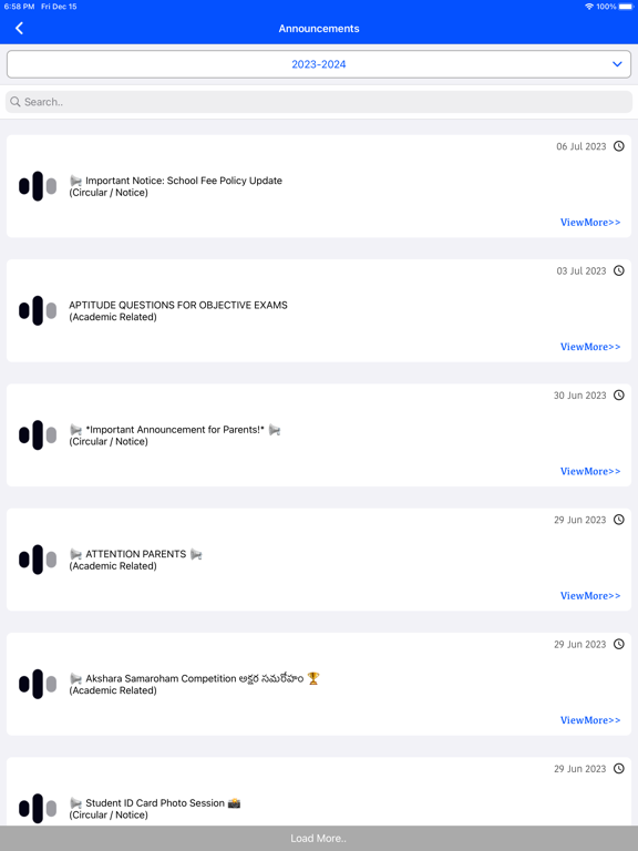 Screenshot #6 pour JCR Chaitanya Group of Schools