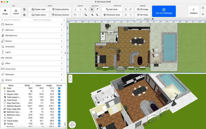 Capture d'écran de Sweet Home 3D Deco Maison sur iPhone 2