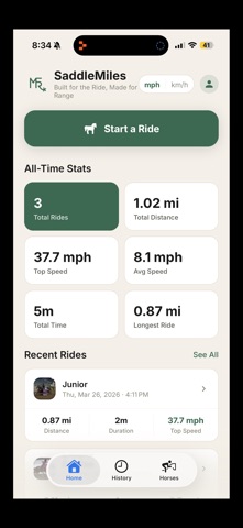 SaddleMiles screenshot