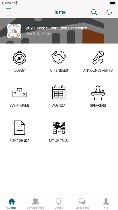 Utah State Courts Events iPhone screenshot 3 - Business app