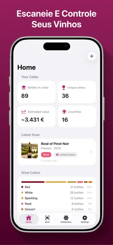 Vinho Scanner App: Weino screenshot 1 of 6