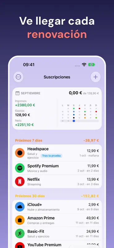 Gestor de Suscripciones: Subd screenshot 2 of 7