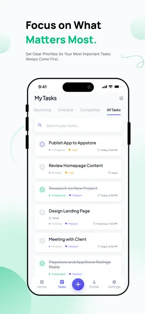 TaskMiny: Task Manager screenshot 4