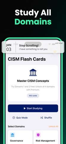 CISM Flash Cards Pro screenshot