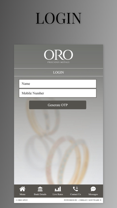 ORO Spot Screenshot