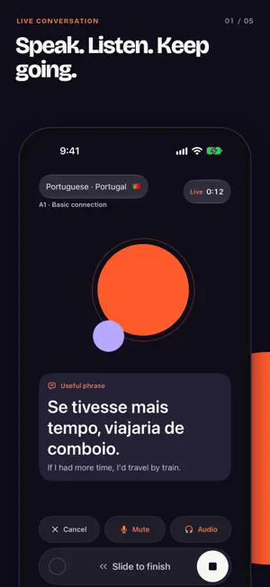 Glottie: AI Language Tutor screenshot 1