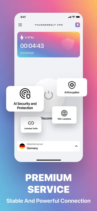 Thunderbolt VPN & Cleaner screenshot 3