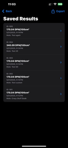 DPM Calculator screenshot