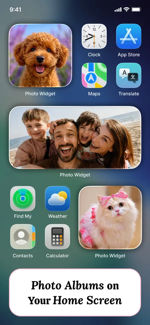 Screenshot #1 pour Photo Widget Simple
