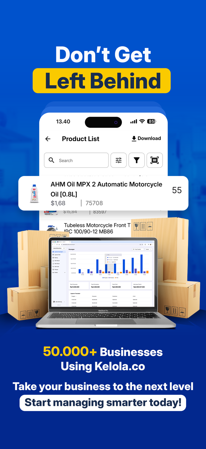 Kelola Inventory and Sales