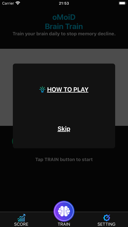 #1. oMoiD Brain Train (iOS) By: QUY DIEN LE