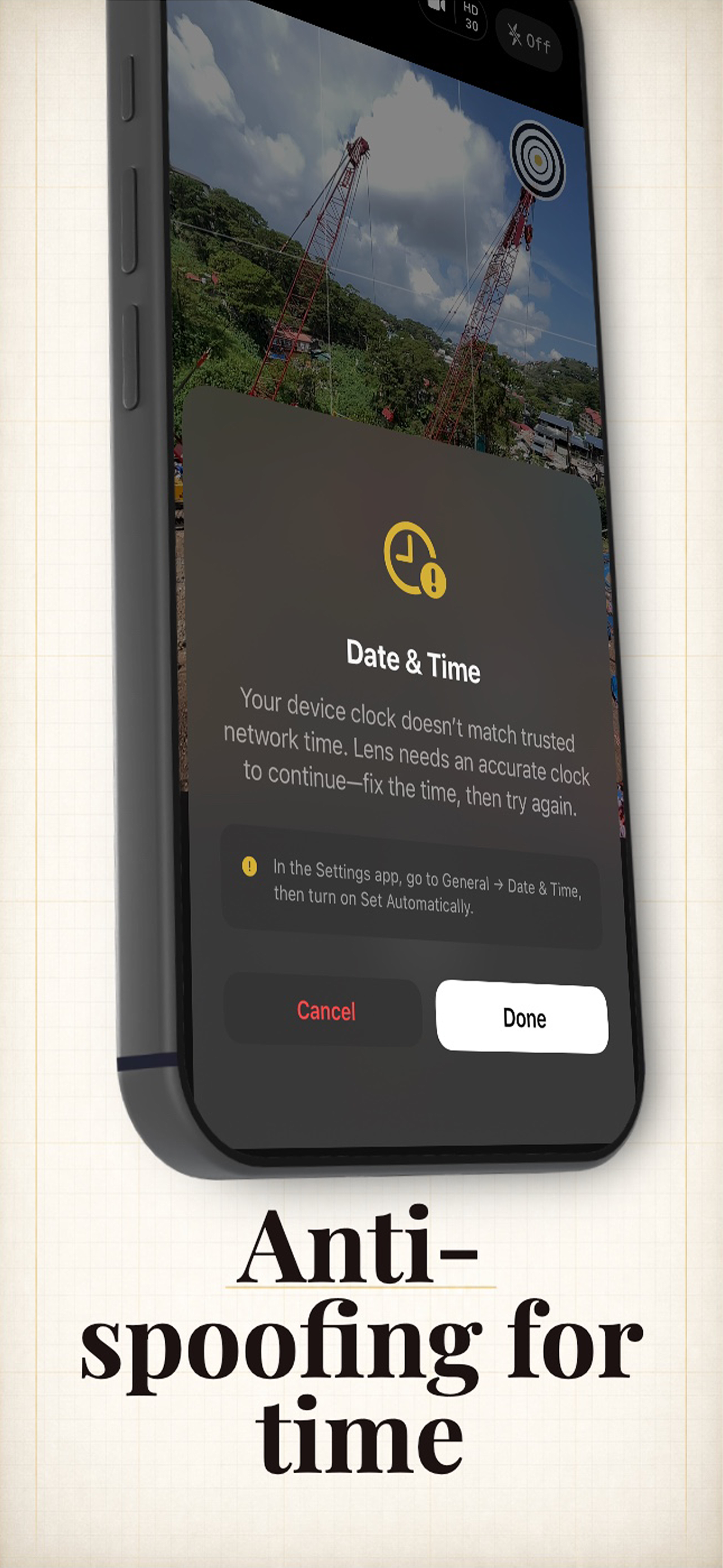Lens Proof-of-Work Camera