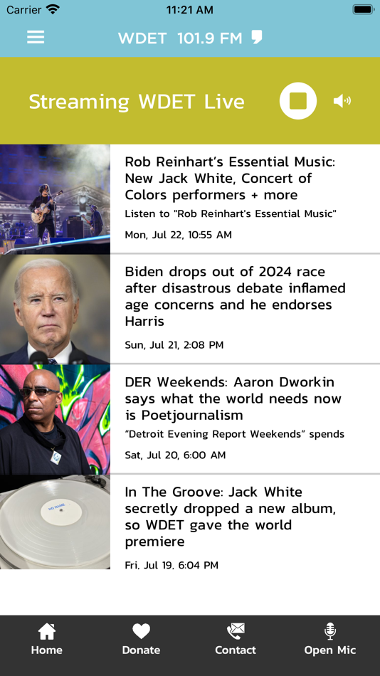 #1. WDET (iOS) 来自: Wayne State University