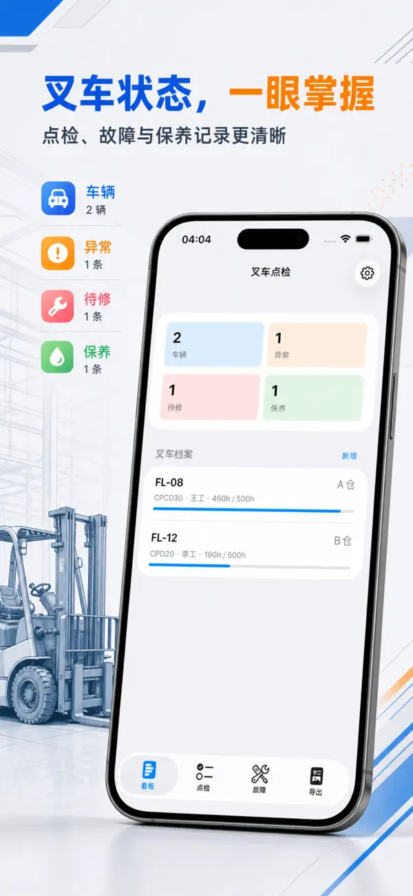Screenshot #1 pour Journal Chariot Élévateur2026