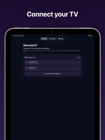 RemoteTV: TV Remote iPad screenshot 4