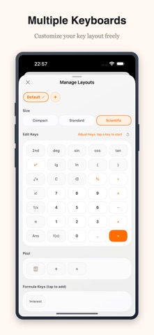 Freestyle Calculator: Sci & FX Screenshot 7 of 7