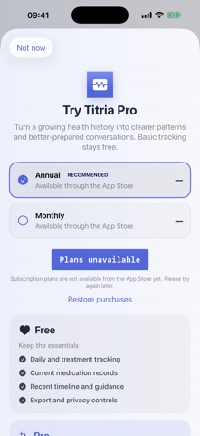 Titria: Treatment Tracker screenshot