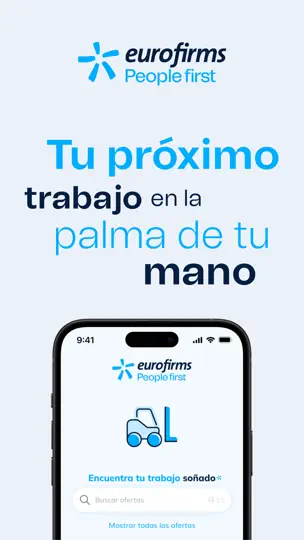 Captura de pantalla de Eurofirms - Ofertas De Trabajo en iPhone 1
