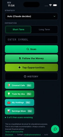 AI Options Market Screenshot 1 of 5