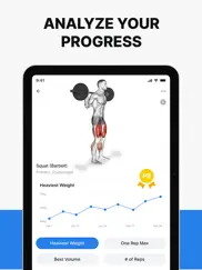 hevy - workout tracker gym log ipad images 3