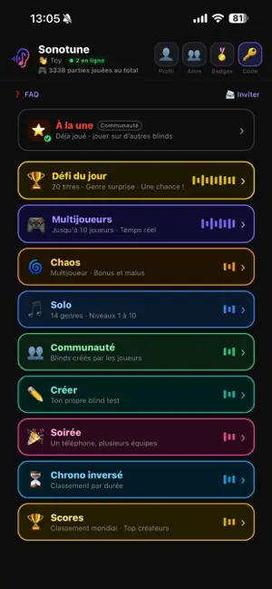 Sonotune screenshot 2