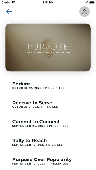 Cedar Creek Church Screenshot