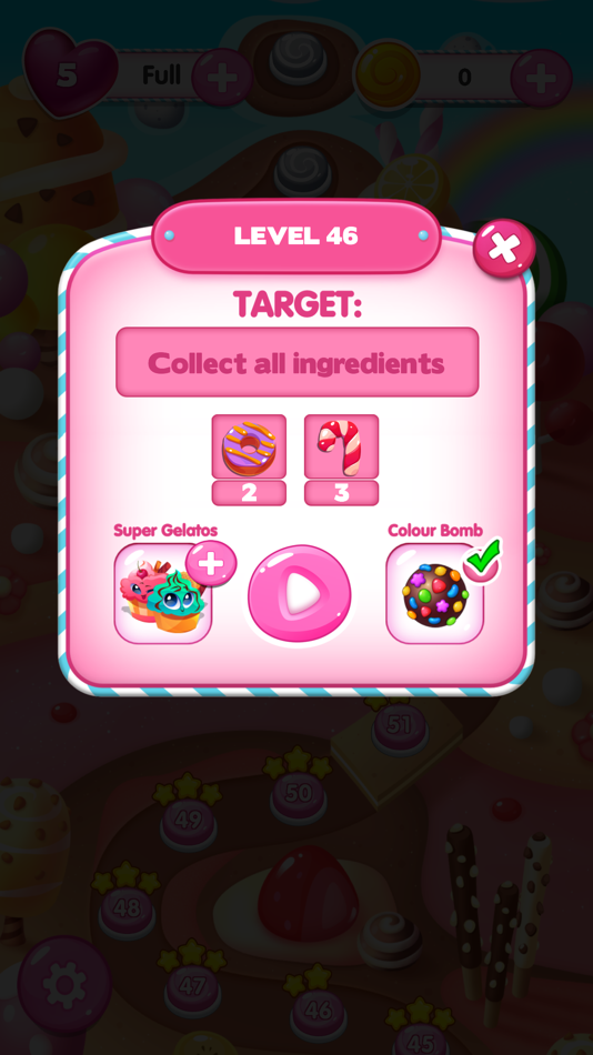 #4. Gelato Crunch : Match 3 Game (iOS) 来自: Navid Rahmani
