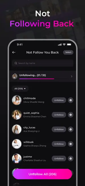 Unfollowers: Followers Tracker screenshot 2
