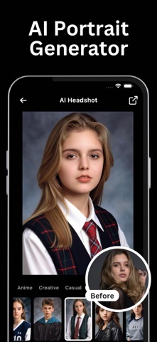AI Headshot Generator - Reface screenshot