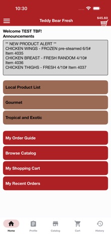 App screenshot