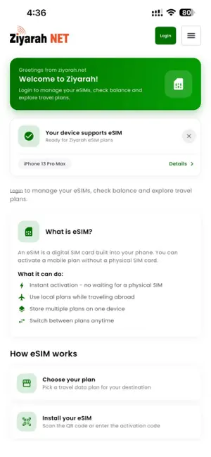 Ziyarah Net screenshot 3