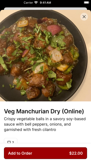 App screenshot