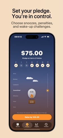 Snoozed: Wake up or pay up screenshot