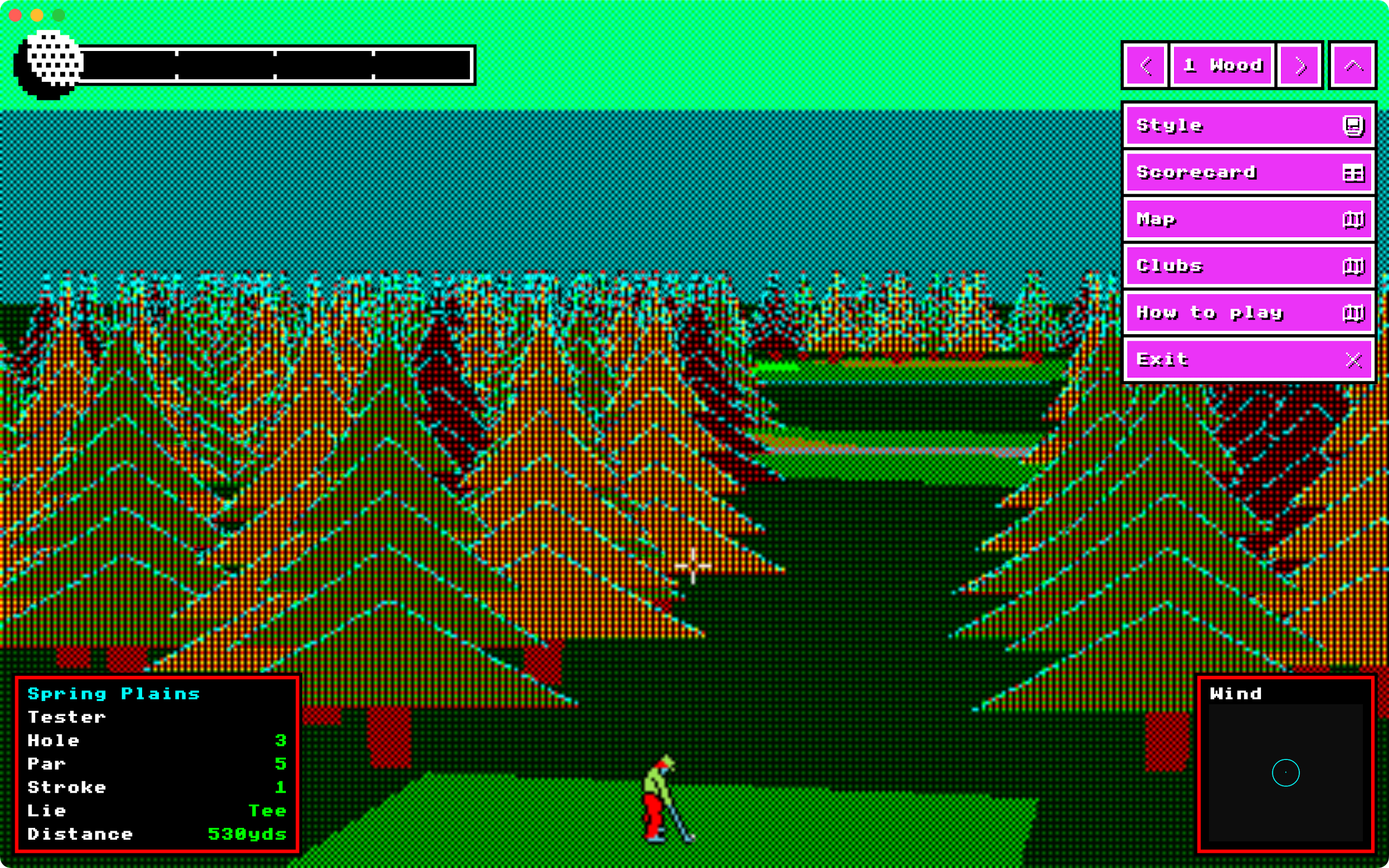 8-bit Golf
