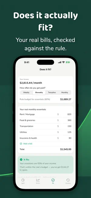 Sprig Money: Paycheck Split screenshot 4