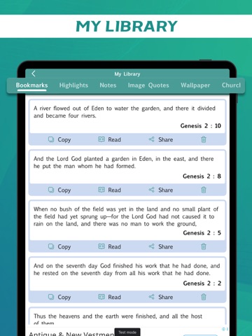 World English Bible - offline iPad screenshot