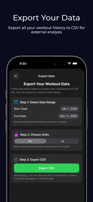 Hercules: Strength Log Tracker screenshot 4