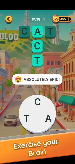 Crossword Journey- A Word Saga screenshot 1