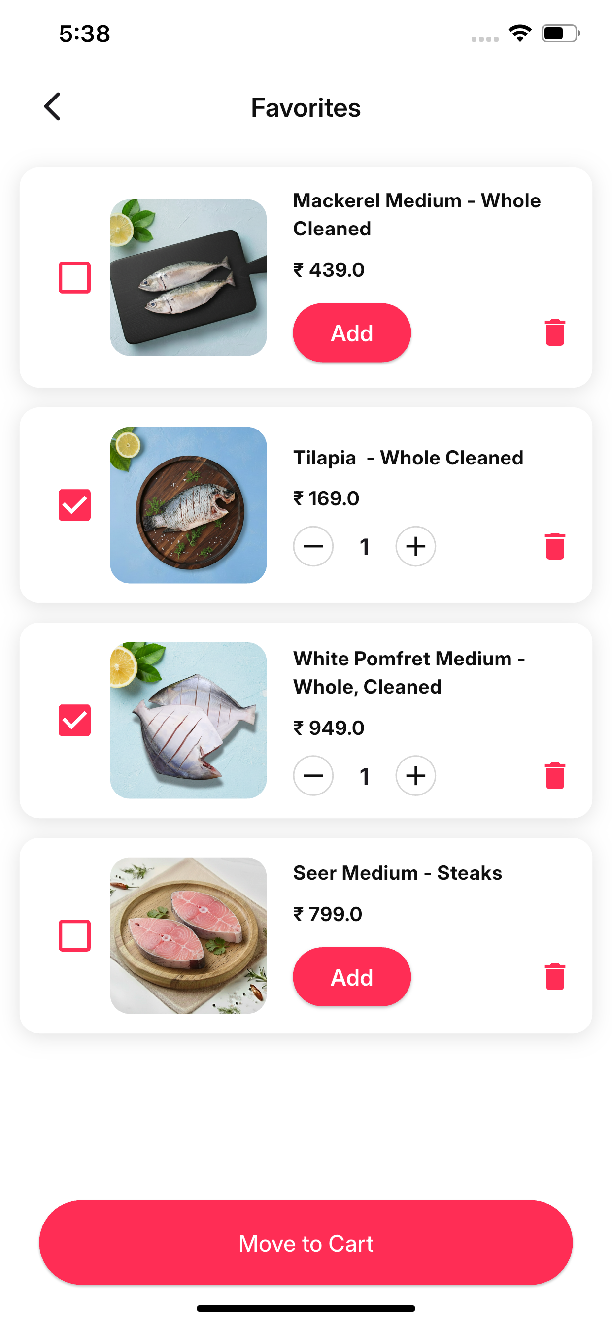 Freshvia - Fresh Fish Delivery screenshot 4