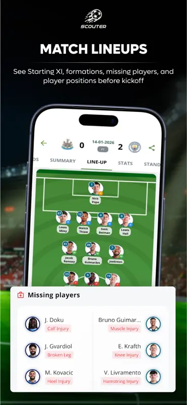 Scouter - Tips de Fútbol screenshot 7 of 10