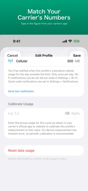 GigaGuard: Data Usage Widget screenshot 3