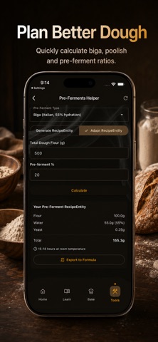 The Baker: Dough Calculator screenshot