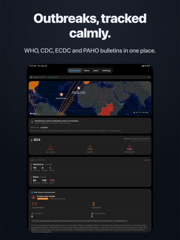 Pandemic Watch iPad screenshot