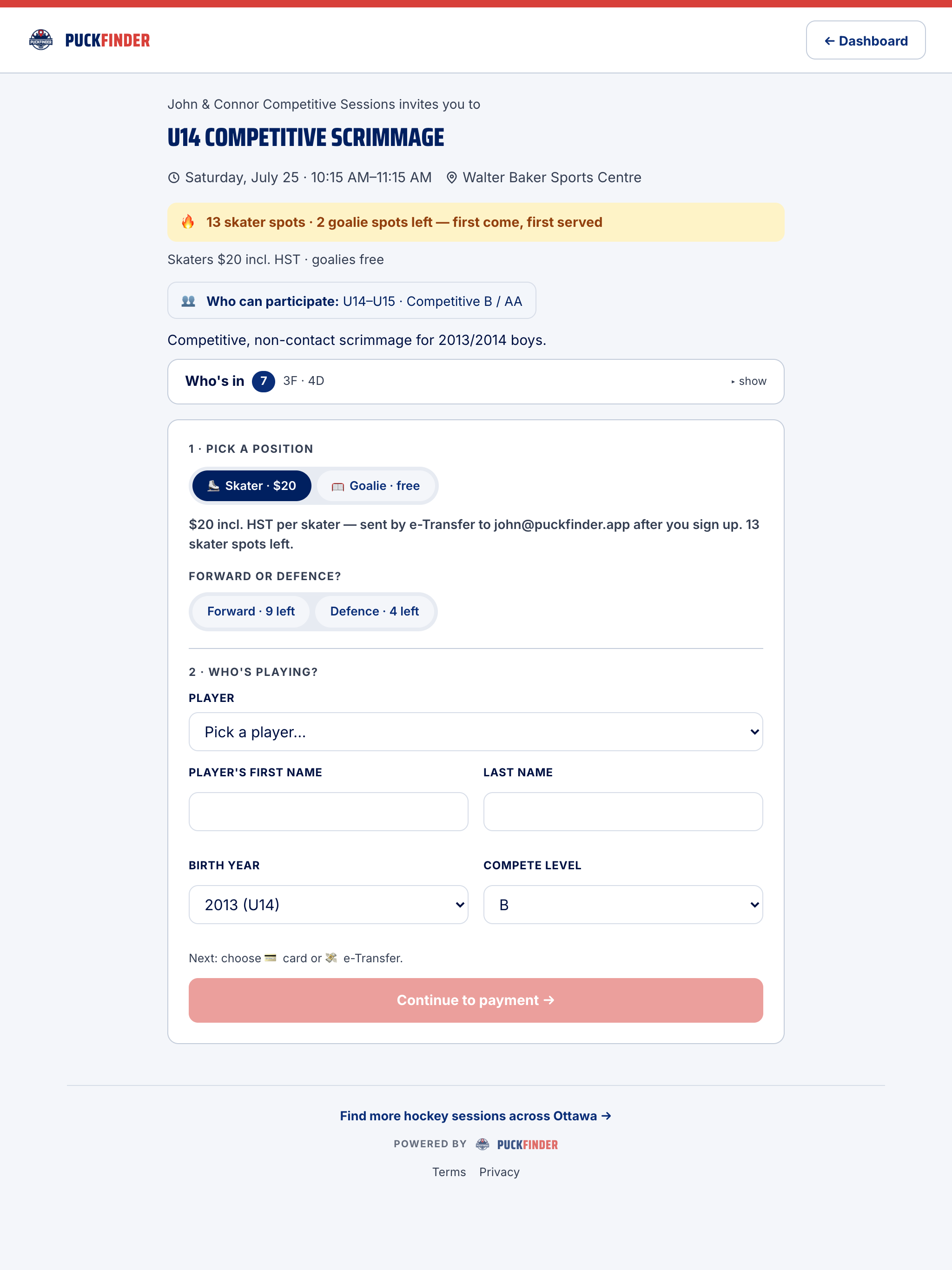PuckFinder screenshot 5