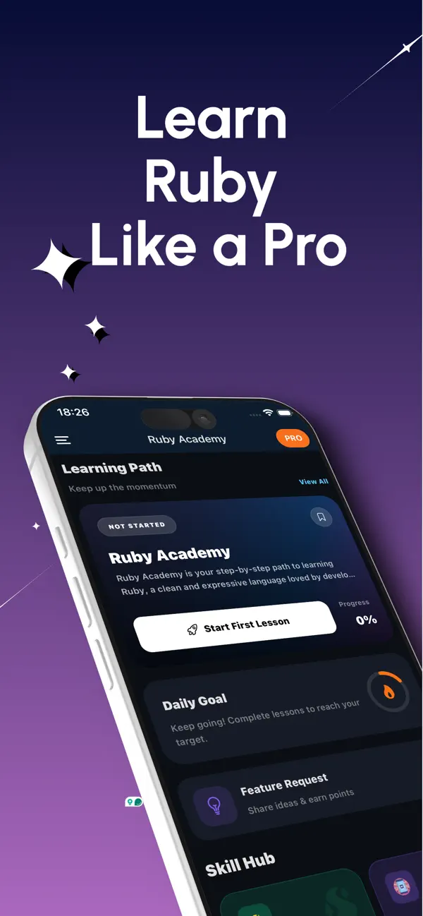 #1. Learn Ruby: Code & Build (iOS) di: MEHMET CANKER (TR)